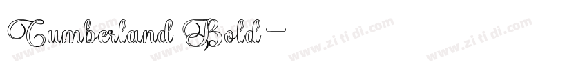 Cumberland Bold字体转换